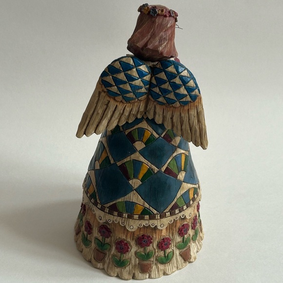 Jim Shore 2002 Angel With Kitten Cat Heartwood Creek Statue Figurine Decor - Picture 5 of 9